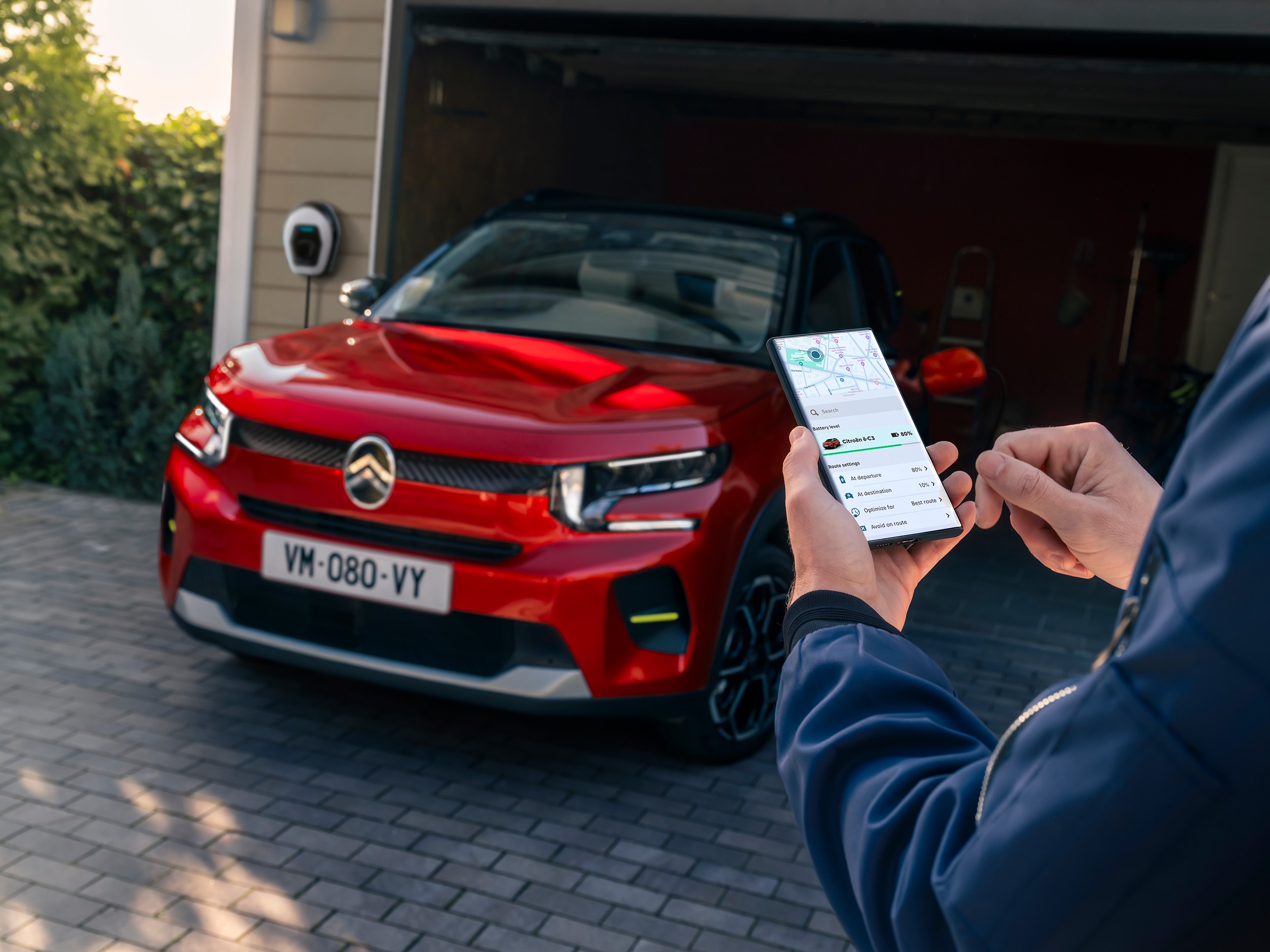 Charging view of Citroën C3 SUV highlighting connected app control for smarter, affordable and convenient daily mobility.