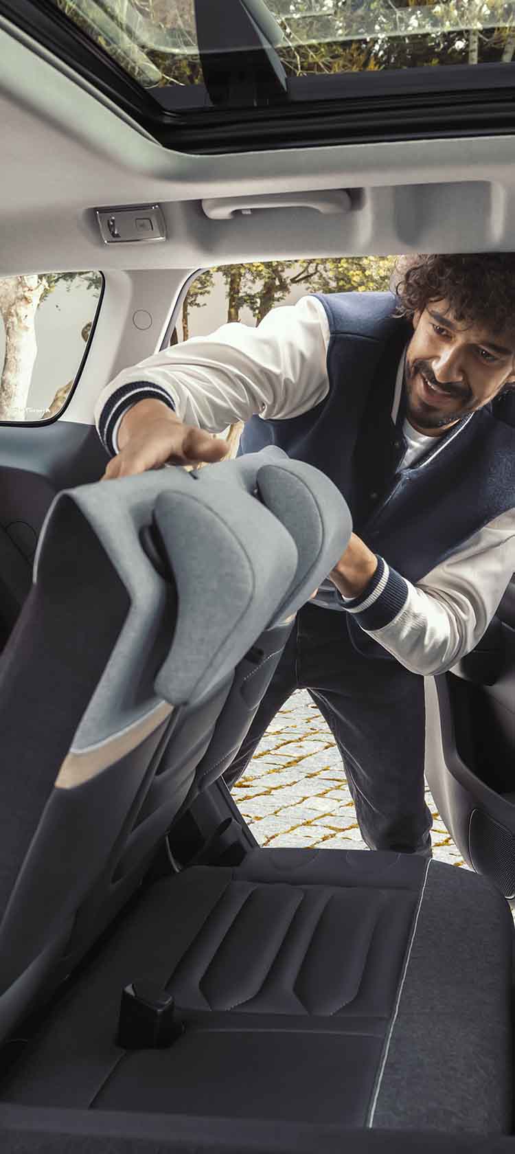 Modularity of the rear seats of C3 Aircross SUV