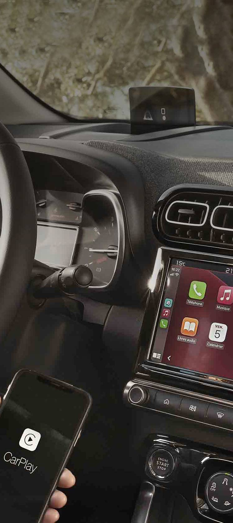 Tablette tactile de SUV C3 Aircross avec duplication d