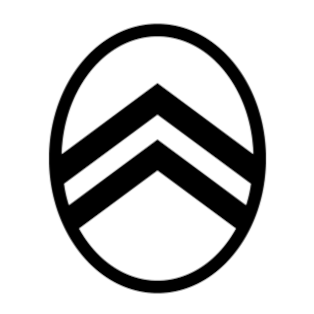 MyCitroën App logo showing connectivity, technology, remote control features and improved convenience