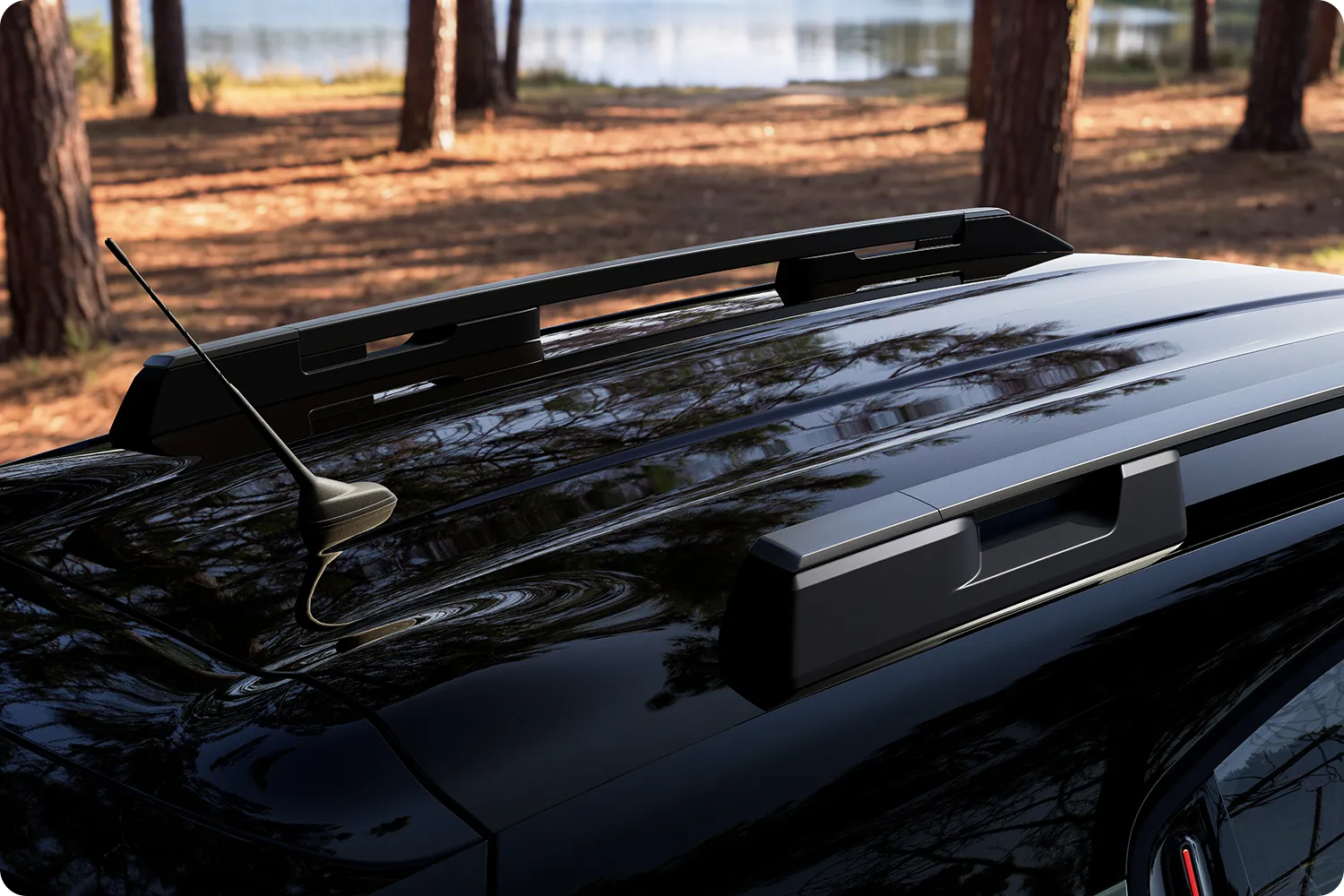 Close-up of Citroën C3 Outdoor roof bars, compact, electric and accessible design with innovative cargo support for outdoor trips
